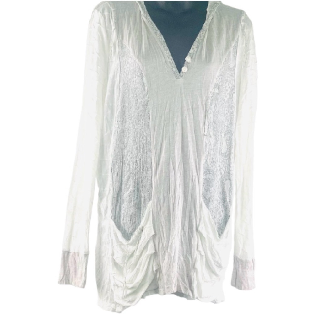 Ativa White Long Sleeve Top